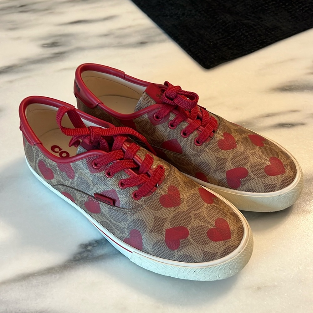 Citysole Skate Sneaker With Heart Print